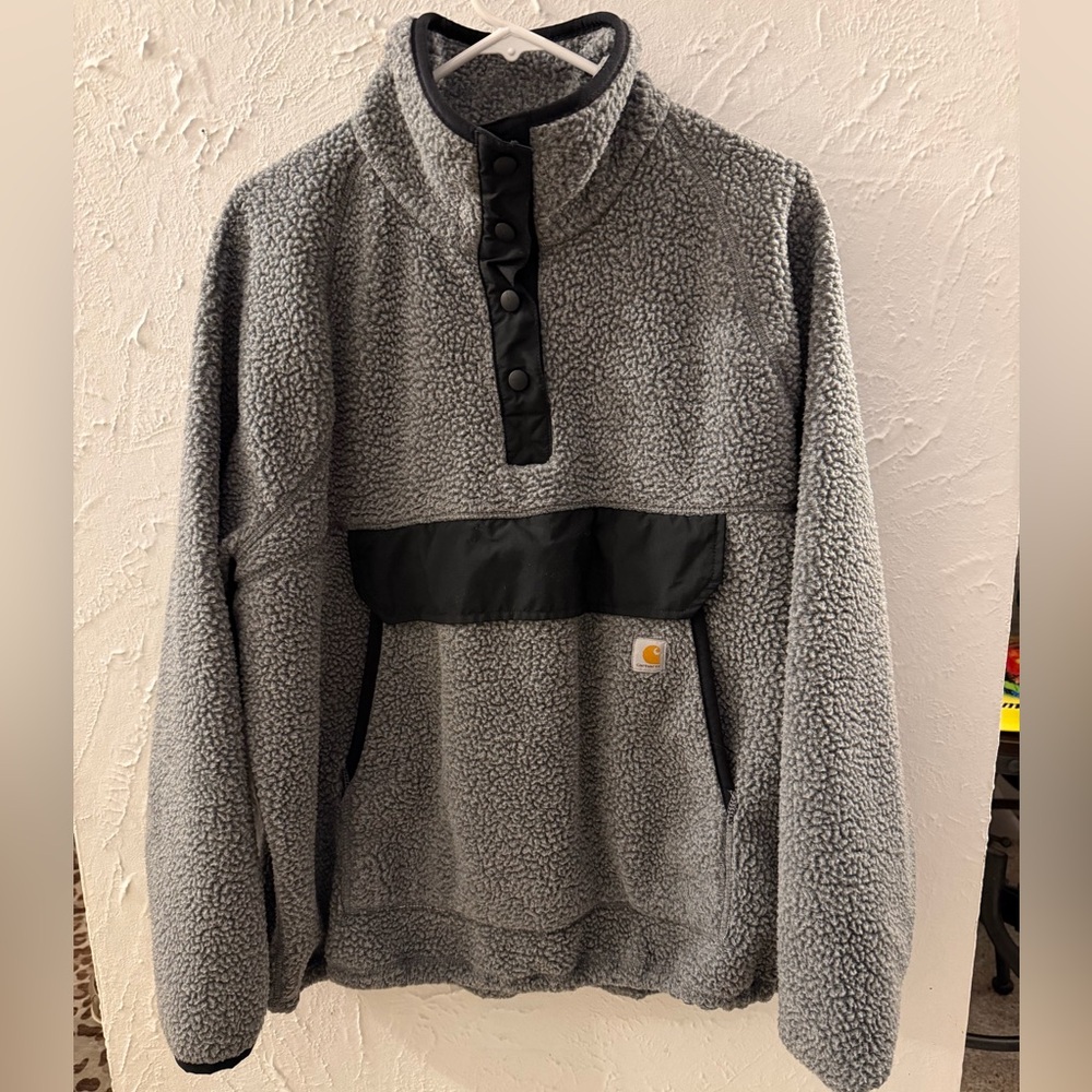 Carhartt Black and Gray Relaxed Fit Jacket